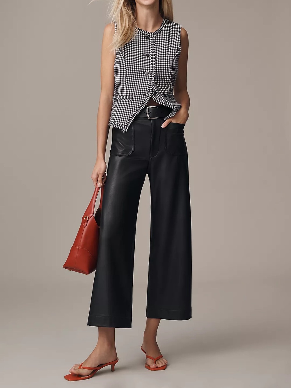 The Colette Cropped Wide-Leg Trousers by Maeve